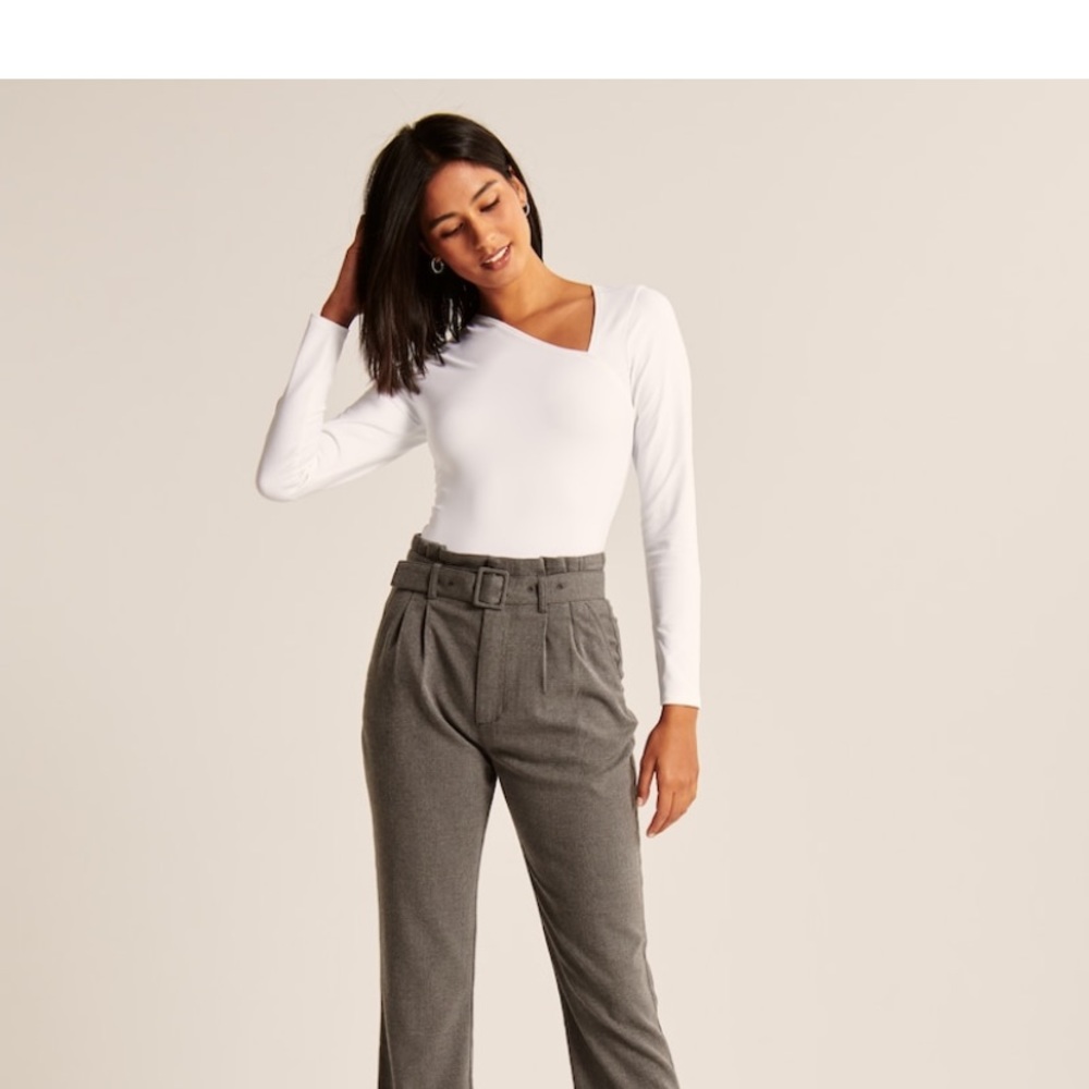 Long Sleeve Asymmetrical Seamless Bodysuit